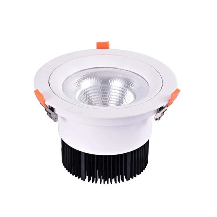 Duże downlighty wpuszczane o mocy 50–80 W