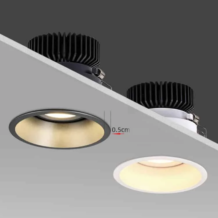 Kierunkowe downlighty LED — otwory 55–75 / 90–95 / 115–120 mm