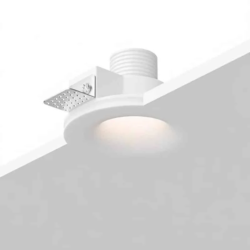 Downlight z pierścieniem gipsowym i wyjmowanym modułem
