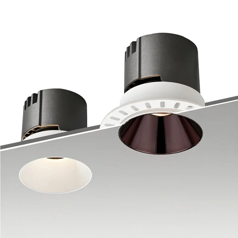 Downlight DL-G-01 z dwoma sposobami zabudowy bezramkowej