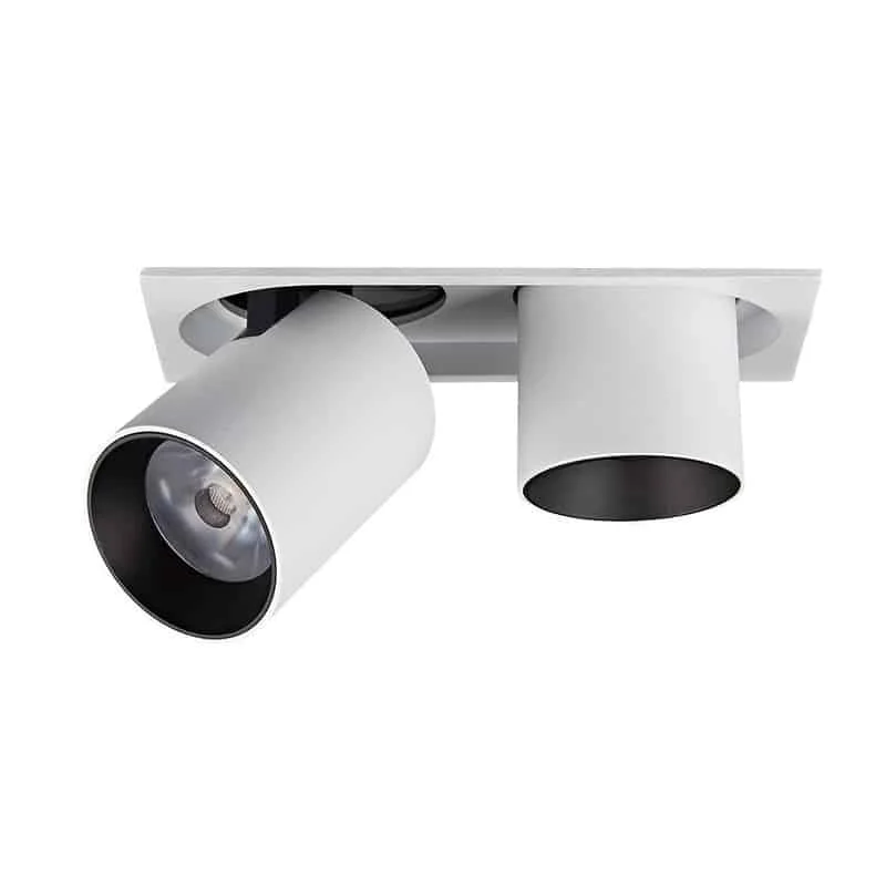 Wysuwany downlight z obrotem 360° i regulacją 90°