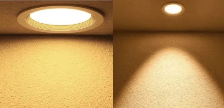 Porównanie opraw downlight i reflektorów