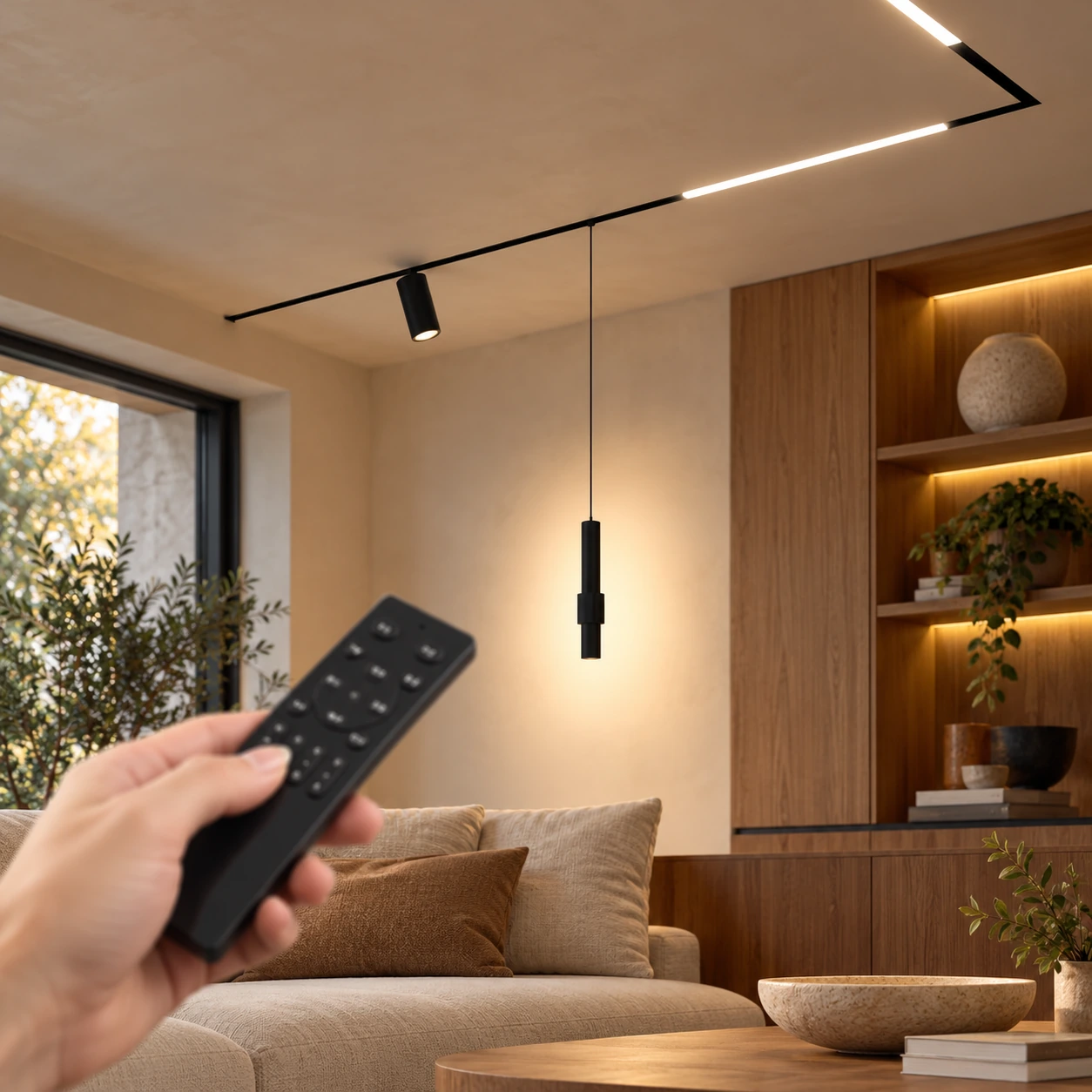 handheld lighting remote new track interior