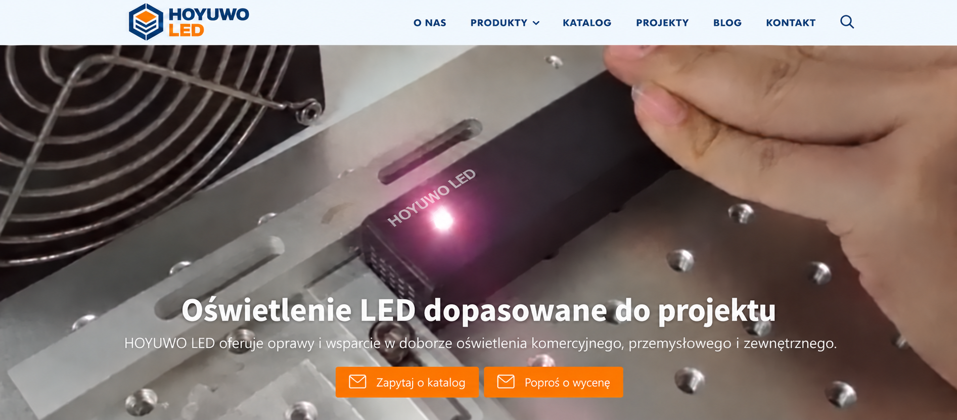 HOYUWO LED · Oświetlenie dopasowane do projektu