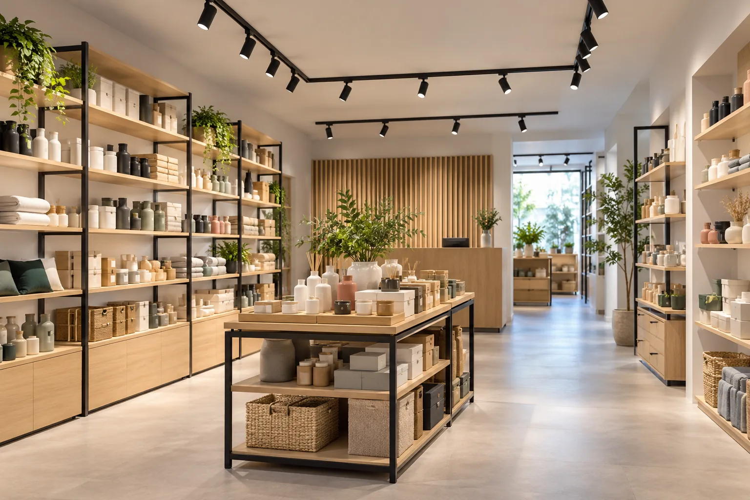 small store direct led track lighting